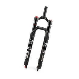 Dunki Mountain Bike Fork Dunki Air Suspension Fork 27.5" 29" Manual Lockout XC Mountain Bike Front Forks Travel 100mm 1-1 / 8” Straight Disc Brake QR 9mm Rebound Adjust (Black+silver 27.5")