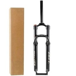 DYSY Mountain Bike Fork DYSY MTB Bicycle Forks 26 / 27.5 / 29 Inch, Aluminum Alloy 34MM Straight Tube Shoulder Lock 1-1 / 8" Mountain Bike Suspension Fork 120mm (Size : 26 inch)