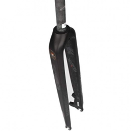 DZGN Spares DZGN Mountain bike fork Bicycle carbon front fork 26 27.5 inch MTB suspension fork 160mm to 183mm disc brake 1-1 / 8"515g, matte black, 27.5inch