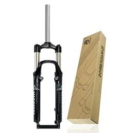 EMISOO Mountain Bike Fork EMISOO 26Inch MTB Suspension Fork Travel 100mm Mountain Bike Front Forks 1-1 / 8" Straight Tube Manual Control Disc V Brake QR 9mm Bike Fork