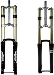 EMISOO Mountain Bike Fork EMISOO Suspension Fork 180mm Travel Mountain Bikes Fork MTB Bike, Bicycle Magnesium Alloy Downhill Forks 20mm Axle, 1-1 / 8" Threadless