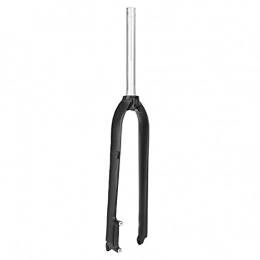 Eulbevoli Mountain Bike Fork Eulbevoli Mountain Bike Fork, Bicycle Fork Aluminum Alloy AL7005 Front Fork for Bike Forks Replacement Accessory(Black-black label boxed)