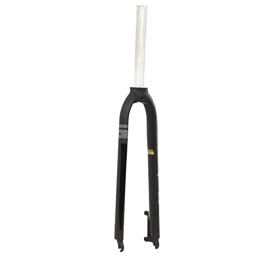 Eulbevoli Mountain Bike Fork Eulbevoli Mountain Bike Front Fork, Aluminum Alloy High Strength 160mm Brake Disc A Pillar Bike Front Suspension Fork for 27.5 Inch(Black Gray)