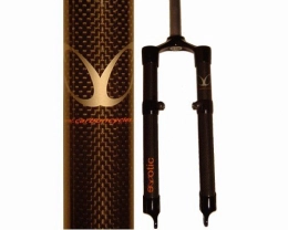 CarbonCycles Spares eXotic 29er Rigid Carbon XC MTB Bike Fork with Disc Brake & V Brake Mounts