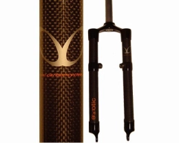 CarbonCycles Spares eXotic Lightweight Rigid Carbon XC 26in MTB Fork, Disc & V Brake Mounts 465mm