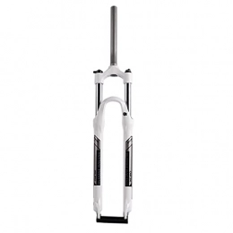 F Fityle Spares F Fityle 1 1 / 8" Steerer Bike Fork Aluminum Alloy Mountain Road Bicycle Manual Lockout Forks Replacement 26 / 27.5 / 29 inch Shockproof Front Fork - 27.5inch White