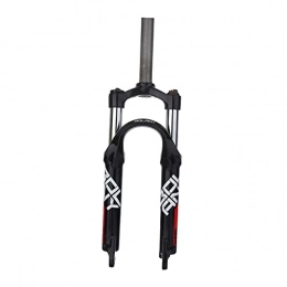 F Fityle Spares F Fityle Folding Bike Fork, 20inch, Travel 80mm, Adjust Straight Tube 28.6mm QR 9mm, Manually Adjustable Damping Front Forks for Mountain Bike - Red