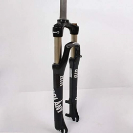 FANGXUEPING Spares FANGXUEPING 26" 27.5" 29" Mtb Bike Fork Bicycle Supention 100mm Travel Preload Adjust Qr Mountain Bike Suspension Fork 27.5 Straight Crown