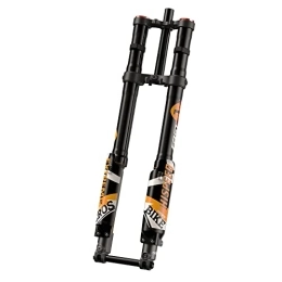 FASTACE Mountain Bike Fork Fastace 26 / 27.5 / 29 inch Compatible Air MTB Suspension Fork; 200mm Travel Spring Hydraulic Adjust Straight Tube 28.6mm Bike Front Fork Black