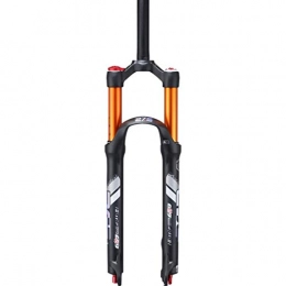  Mountain Bike Fork For 26 / 27.5 / 29 Air Rebound Adjust Suspension Forks, Straight Tube 28.6Mm Qr 9Mm Travel 120Mm Crown Lockout Mountain Bike Double Air Chamber Damping