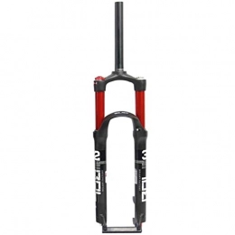  Mountain Bike Fork For Mountain Biycle Front Fork Suspension Air Fork 26 27.5 29 Inch Double Air Chamber Shoulder Control Straight Tube Front Fork Stroke 100Mm (Color : B, Size : 29 Inch)