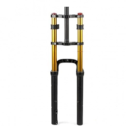 GNY mountain bike forks MTB Bike Suspension Forks, 26 4.0 Fat Air Fork Shoulder Control Adjustable Damping Shock Absorber Quick Release Front Fork, Stroke 170mm, Fork Width 135MM