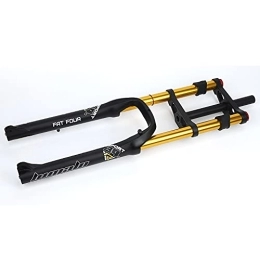 GXFWJD 26 Inch Bike Suspension Forks 4.0 Fat Bike Straight Front Fork Downhill Mountain Bike MTB Fork 1-1/8 Disc Brake Air Fork 170mm Travel E-Bike Front Fork BMX 2850g (Delivery from USA)