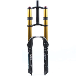 GYWLY Mountain Bike Fork GYWLY MTBDH AM Damping Adjustable Front Fork 26 / 27.5 / 29in Double Shoulder Suspension Fork QR 130mm Travel 1-1 / 8" Shoulder Control (Size : 26in，Color : Spring, ) (Color : Air, Size : 29inches)
