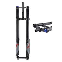 HIMALO Mountain Bike Fork HIMALO Mountain Bike Suspension Inverted Fork 26 / 27.5 / 29Inch MTB Air Fork Travel 220mm Rebound Adjust Thru Axle 20 * 110mm Double Shoulder，with Lockout