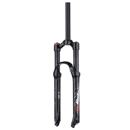 HIMALO Mountain Bike Fork HIMALO MTB Fork 26 / 27.5 / 29 Mountain Bike Suspension Fork Travel 100mm Air Fork 1-1 / 8 Straight Tube Front Forks Disc Brake QR 9mm Manual Lockout (Color : Black, Size : 26'')