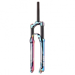 HKYMBM Mountain Bike Fork HKYMBM Mountain Bike Fork MTB Rainbow Fork 27.5 / 29 Inch MTB Suspension Fork Travel 120MM, 28.6MM Straight Tube Manual Lockout Aluminum Alloy Bike Front Forks, 29IN