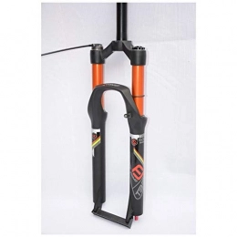 HWL Spares HWL 26 Inch 27.5" 29ER MTB Suspension Forks, Magnesium Alloy Straight Tube Cycling Fork Remote Control 1-1 / 8" Unisex's Travel 120mm (Color : C, Size : 27.5 INCH)