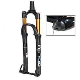 HWL Spares HWL 27.5 Inch Suspension Fork 29" Bike MTB Forks, Cycling Ultralight Remote Control Conical Tube Disc Brake Unisex Bicycle Shock Absorber (Color : B, Size : 27.5 INCH)