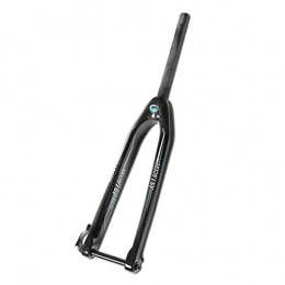 HWL Spares HWL Carbon Fiber Suspension Forks 29 Inch, MTB Bike Cycling Fork Lightweight Suspension 1-1 / 8" Unisex's Travel 100mm Black (Color : B, Size : 29inch)