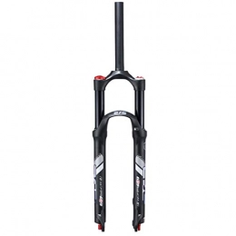 HWL Spares HWL Mountain Suspension Fork 27.5 Inch, Bike Cycling Forks 1-1 / 8" 26" Disc Brake Damping Adjustment Unisex Travel 120mm Black (Color : Black, Size : 27.5inch)