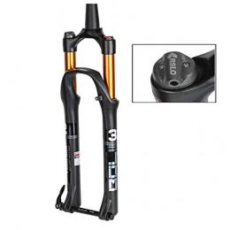 HWL Spares HWL MTB Suspension Fork 27.5 Bike Cycling Forks, Ultralight Remote Control Conical Tube Disc Brake Unisex Bicycle Shock Absorber (Color : A, Size : 29 INCH)