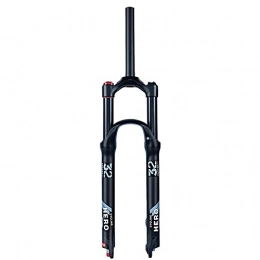 HXJZJ Mountain Bike Fork HXJZJ Air Fork Bicycle Suspension Fork 26 27, 5 29 Inch MTB Bicycle Fork Mountain Bike Suspension Fork with Damping Adjustment, Suspension Travel 120 Mm 9 Mm QR, StraightHand-29