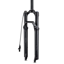 ITOSUI Spares ITOSUI 26 27.5 29 Inch MTB Air Suspension Fork Travel 100mm Damping Adjustment Mountain Bike Front Forks 1-1 / 8" Straight Tube Disc Brake QR 9 * 100mm Magnesium +Aluminum Alloy Black