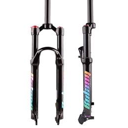 ITOSUI Spares ITOSUI 26 27.5 29Inch MTB Air Suspension Fork Travel 100mm 1-1 / 8" Straight Tube Mountain Bike Front Forks Disc Brake QR 9mm Manual Lockout Magnesium +Aluminum Alloy