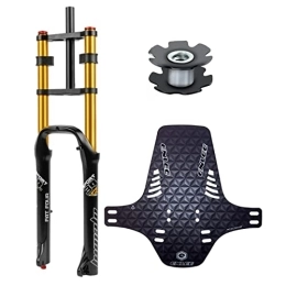 ITOSUI Spares ITOSUI 26 In 4.0 Bmx Fat Fork Air Suspension Forks Mountain Bike Disc Brake E-Bike Fork Straight 1-1 / 8 DH Manual Lockout MTB QR Damping Adjustment 3080g