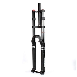 ITOSUI Mountain Bike Fork ITOSUI Mountain Bike Front Fork, Double-shoulder Pneumatic Fork Large Stroke Barrel Shaft Version Downhill Front Fork Damping Rebound Bike Front Fork