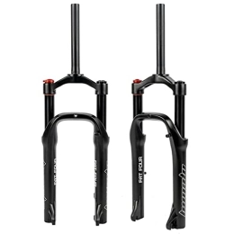 ITOSUI Spares ITOSUI Snow Beach Bike 20 * 4.0 Fat Fork MTB Air Suspension Fork 1-1 / 8" Shoulder Control Travel 100mm QR 9MM 1870g For AM XC