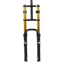 ITOSUI Mountain Bike Fork ITOSUI Snow Beach Bike Fat Fork 26 * 4.0" Tire MTB Air Suspension Fork Travel 140MM Double Shoulder Rebound Adjustment E-Bike Front Forks 1-1 / 8" QR Disc Brake