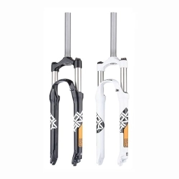 JAYWIS Mountain Bike Fork JAYWIS Mountain Bike Front Fork, Mechanical Shock Absorption, 26 27.5 29 Inch Aluminum Alloy Fork, Shoulder Control Manual Lock, 29inch, White