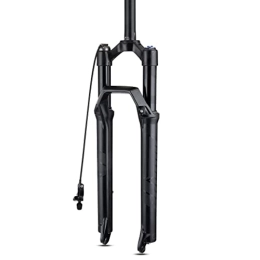 Jejy Mountain Bike Fork Jejy 27.5 / 29 Inch MTB Suspension Fork Straight Tube Bike Fork, Rebound Adjust 100mm Manual / Remoted Lockout Air Front Fork (Color : Straight Remote Lockout, Size : 29)