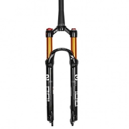 JIE KE Spares JIE KE Fat Tire Front Suspension Fork MTB Bicycle Magnesium Alloy Suspension Fork 26 27.5 29 Inch Tapered / Straight Tube Front Fork Manual / Remote Locking Mountain Bike Fork (Color : B1, Size : 29INCH)