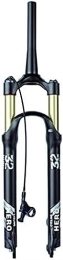 JKAVMPPT Spares JKAVMPPT Bike Front Fork 26 / 27.5 / 29 Inch MTB Air Suspension Fork Installation Diameter 1-1 / 2" 28.6mm Travel 100mm Disc Brakes QR 9mm XC Bicycle Accessories (Color : Remote Lockout, Size : 29)