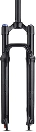 JKAVMPPT Mountain Bike Fork JKAVMPPT MTB Bike Air Suspension Fork 26 / 27.5 / 29 Inch 100mm Travel Damping Adjust 1-1 / 8'' Disc Brake Bicycle Front Fork 9mm (Color : Black Manual, Size : 29'')