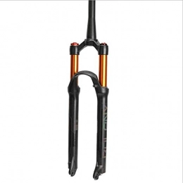 JKFZD Spares JKFZD Suspension Fork Mountain Bike Tapered Straight Damping Adjustment Air Front Fork Shock Absorber 26 / 27.5 / 29 Inch (Color : B, Size : 26inch)