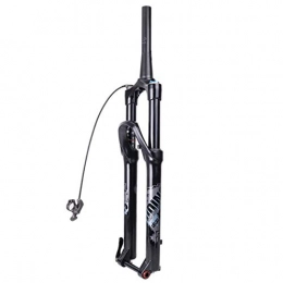 juqingshanghang1 Spares juqingshanghang1 Cycling Equipment 120mm Travel Air Fork 26 27.5 Inch Suspension Straight Tapered Tube Thru Axle QR Quick Release MTB Bicycle Bike Fork for bike (Color : Tapered 15mm remote)