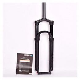 juqingshanghang1 Spares juqingshanghang1 Cycling Equipment Bicycle Fork 26 / 27.5 / 29er 100mm Mountain MTB Bike Fork Of Air Damping Front Fork Remote Suspension Fork for bike (Color : 26er shoulder black)