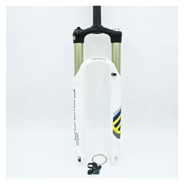 juqingshanghang1 Spares juqingshanghang1 Cycling Equipment Bicycle Fork 26 Remote White Mountain MTB Bike Fork of air damping front fork 100mm Travel for bike (Color : 26 White Remote)
