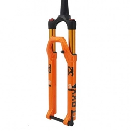 juqingshanghang1 Spares juqingshanghang1 Cycling Equipment Bicycle MTB Fork 26 / 27.5 / 29er Suspension Fork Lock Straight Tapered Thru Axle QR Quick Release Rebound Adjustment 140mm Stoke for bike (Color : Orange27.5 rebound)