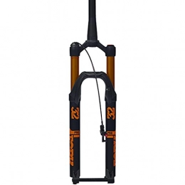 juqingshanghang1 Mountain Bike Fork juqingshanghang1 Cycling Equipment Mountain Bike Cone Tube Front Fork Damping Rebound 27.5 29 Inch Air Pressure 100 * 15mm Barrel Shaft for bike (Color : Black1, Size : 27.5inch)