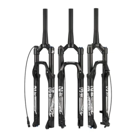 KRSEC Mountain Bike Fork KRSEC 26 / 27.5 / 29 MTB Air Suspension Fork Travel 120mm, Rebound Adjust 1 1 / 8 Straight / Tapered Tube QR 9mm Manual / Remote Lockout XC AM Ultralight Mountain Bike Front Forks, 29 inch