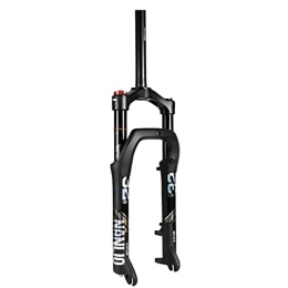 LHHL Spares LHHL 20 / 26 Inch Snow Bike Air Fork 4.0 Fat Tire Beach Bike Suspension Fork Travel 95 / 105mm 1-1 / 8 Aluminum Alloy Mountain Bike Shock Absorber Fork QR Manual (Color : Black, Size : 20 inch)