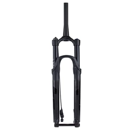 LHHL Spares LHHL 27.5 / 29Inch Mountain Bike Suspension Fork Damping Adjustment Travel 140mm MTB Bike Magnesium Alloy Fork Suspension Fork (Color : Remote, Size : 27.5 inch-Fork width 110mm)