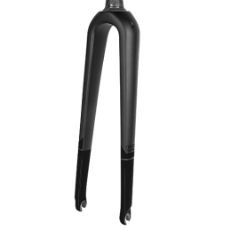 LHHL Mountain Bike Fork LHHL 700C Road Bike Carbon Fiber Rigid Forks Front Forks 9x100mm QR Disc Brake Ultralight 700C*45MM 1-1 / 8" Threadless Tapered Tube Bicycle Fork For Road Bike