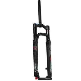 LHHL Spares LHHL Bicycle Suspension Fork 26" / 27.5'' / 29'' MTB Bike Front Fork Air Rebound Damping Adjustment Straight Steerer 1-1 / 8" Manual Lock Travel 100mm (Color : D, Size : 27.5")