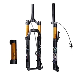 LHHL Spares LHHL Bike Forks 27.5 / 29 Inch MTB Suspension Fork 100mm Travel 1-1 / 2" Tapered Mountain Bike Air Shocks Fork 15mm×100mm Axle Manual / remote Lockout XC / AM Bicycle Front Forks